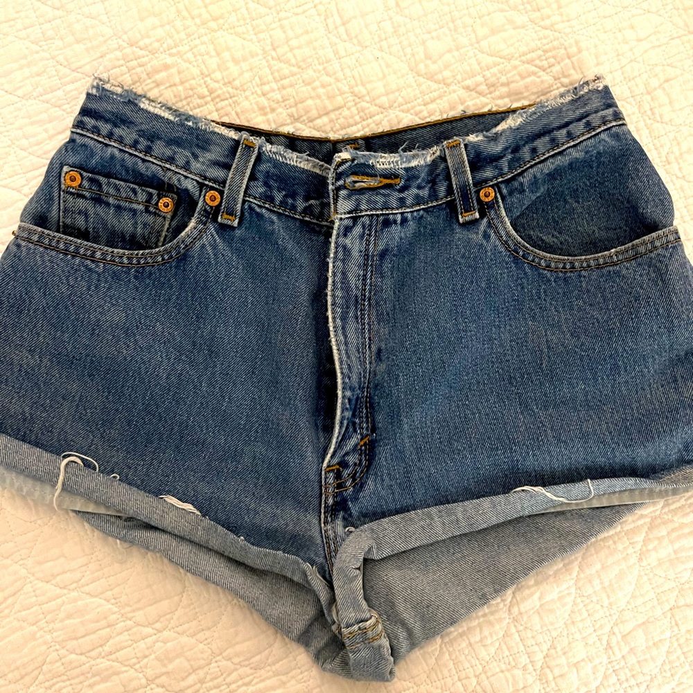 Levi’s cheeky jean shorts